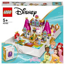 LEGO Disney Princess 43193 Ariel, Bella, Popelka a Tiana a jejich pohádková kniha dobrodružství