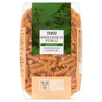 Tesco Wholewheat Fusilli 500g