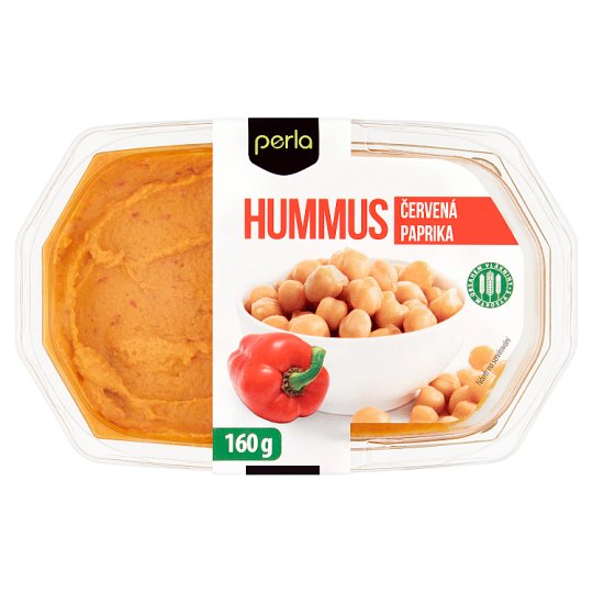 Perla Hummus červená paprika 160g