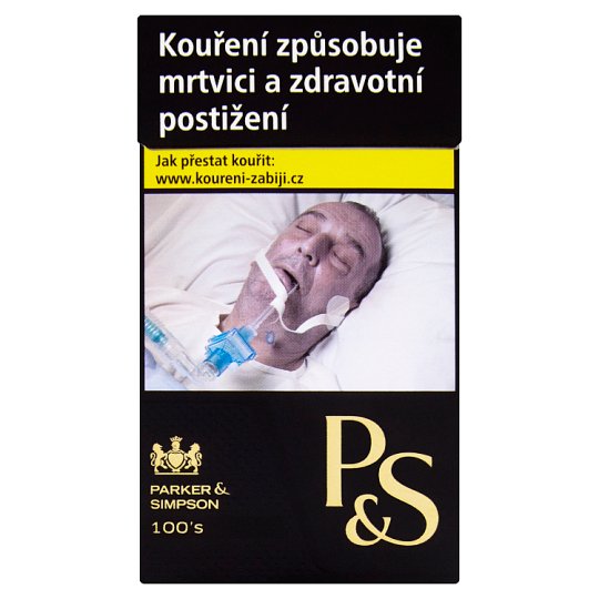 Parker & Simpson 100's Black Filter Cigarettes 20 pcs