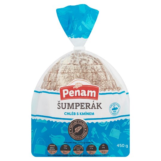 Penam Šumperák chléb s kmínem 450g