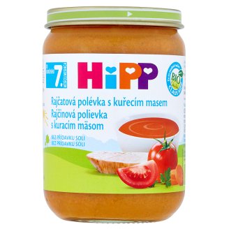 HiPP Bio rajčatová polévka s kuřecím masem 190g