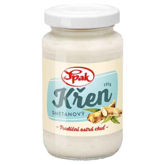 Spak Horseradish Cream 135g Tesco Groceries