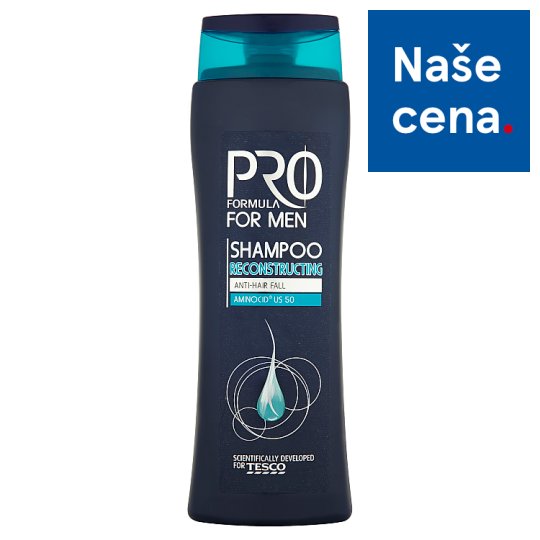 Tesco Pro Formula For Men Šampon pro muže Reconstructing 400ml