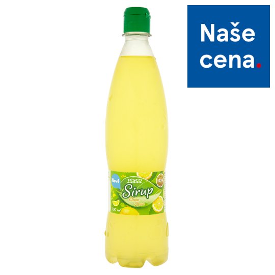 Tesco Sirup citrón 700ml