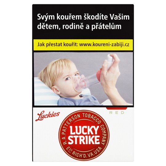 Lucky Strike Red cigarety s filtrem 20 ks