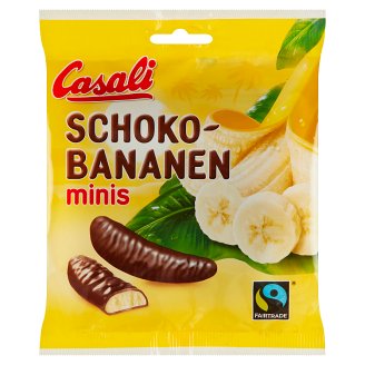 Casali Pěnová cukrovinka s banánovou dření máčená v čokoládě 125g