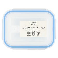 Tesco Home Glass Food Storage 1 L