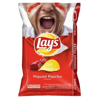 Lay's Smažené bramborové lupínky s příchutí pikantní papriky 150g