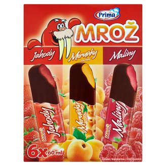 Prima Mrož Mražený krém v kakaové polevě 6 x 60ml