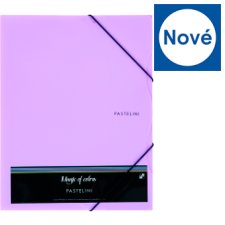 Pastelini 3 Flap Folder with Elastic Band PP