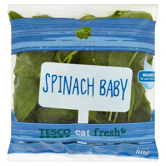 Tesco Eat Fresh Baby špenát praný 80g