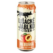 Lišácké jablko cider meruňka 0,5l