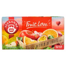 TEEKANNE Fruit Love, World of Fruits, 20 sáčků, 45g