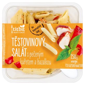 Titbit Pasta Salad with Roasted Chicken and Basil 250g
