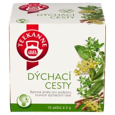 TEEKANNE Respiratory and Throat, Herbal Mixture, 10 Tea Bags, 20g