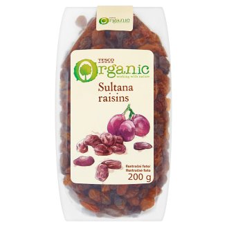 Tesco Organic Bio rozinky 200g