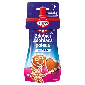 Dr. Oetker Zdobící poleva bílá 140g