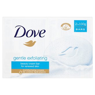 Dove Gentle exfoliating krémová tableta na mytí 2 x 100g