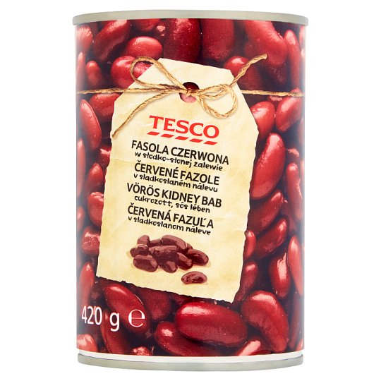 Tesco Red Beans in Sweet Brine 420g