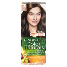Garnier Color Naturals permanentní barva na vlasy 5 N přirozená světle hnědá, 60 +40 +12 ml