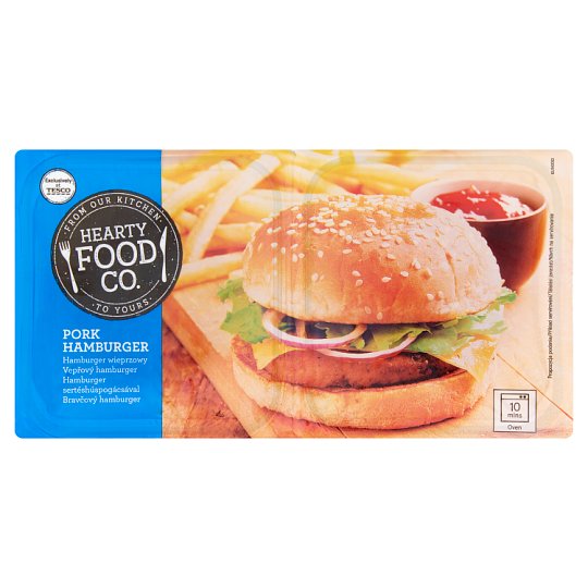 Hearty Food Co. Vepřový hamburger 2 x 200g