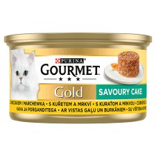 GOURMET Gold Savory Cake with Chicken and Carrots 85g