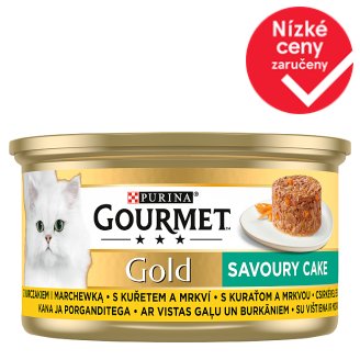 GOURMET Gold Savoury Cake s kuřetem a mrkví 85g