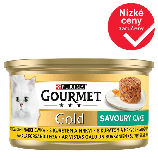 GOURMET Gold Savoury Cake s kuřetem a mrkví 85g
