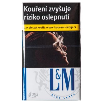 L&M Blue label 20 cigaret s filtrem