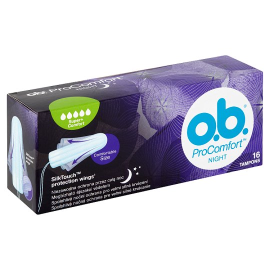 O.B. ProComfort Night Super+ Comfort tampony 16 ks