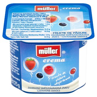 Müller Crema Jogurt různé příchutě 125g