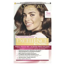 L'Oréal Paris Excellence Créme permanentní barva  na vlasy  500 - hnědá světlá, 72 +48 +12 +60 ml