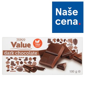 Tesco Value Hořká čokoláda 100g