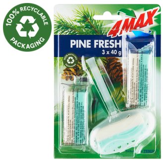 4MAX WC blok borovice 3 x 40g