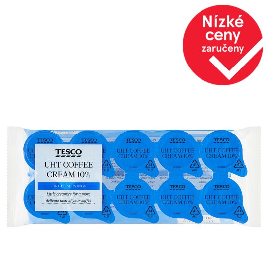 Tesco UHT Coffee Cream 10 x 9.8ml