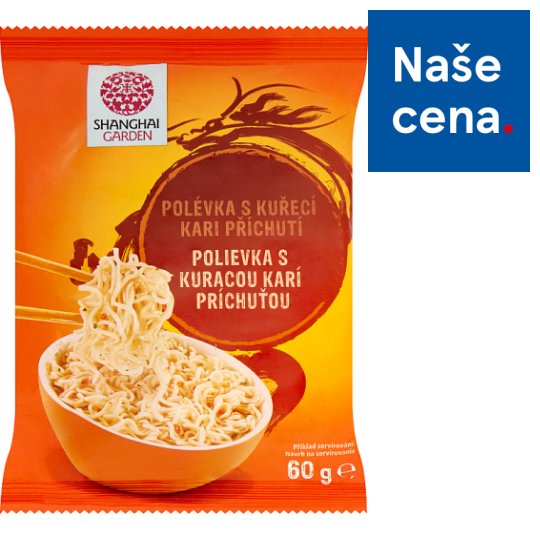 Shanghai Garden Polévka s kuřecí kari příchutí 60g