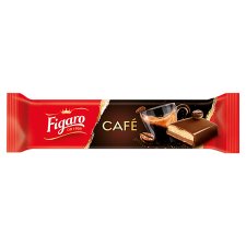 Figaro Café Bar with Coffee Filling and Cream Filling with Cream Flavor in Dark Chocolate 31g