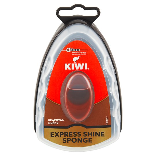 Kiwi Express Shine houbička pro okamžitý lesk hnědý 7ml