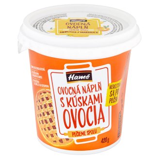 Hamé Ovocná náplň na pečení s kousky ovoce meruňka 420g