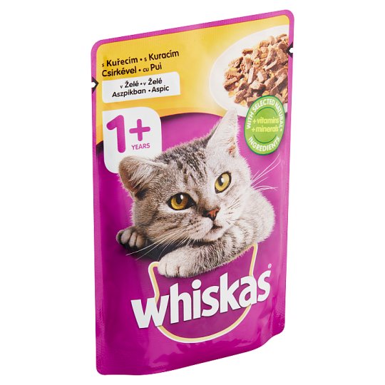 Whiskas S kuřecím masem v želé 100g