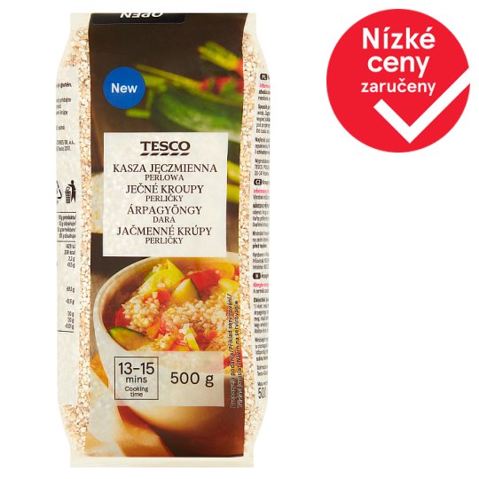 Tesco Ječné kroupy perličky 500g