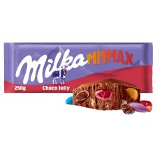 Milka Mmmax Choco Jelly mléčná čokoláda s želé 250g