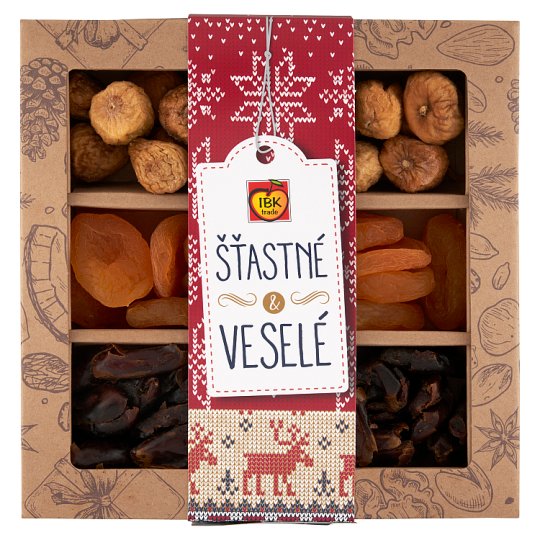 IBK Trade Christmas Star Dried Fruit Mix 390g