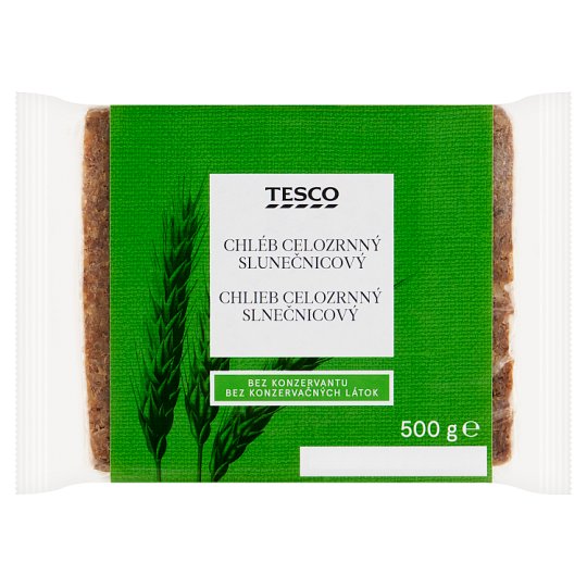 Tesco Chléb celozrnný slunečnicový 500g