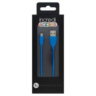 Incredi Cables Blue Micro Usb Usb Cable 1m - Groceries