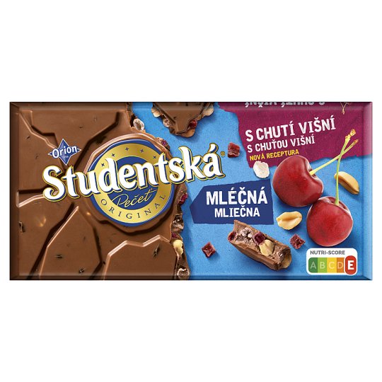 ORION STUDENTSKÁ PEČEŤ Milk Cherries 180g