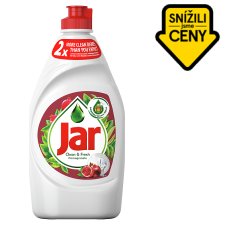 Jar Clean & Fresh Washing Up Liquid Pomegranate With Rich Formula For Sparkling Clean Dishes 450ML 