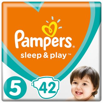Pampers Sleep&Play V5, 42 Plenek, 11–16 kg Důvěrný Pocit Sucha