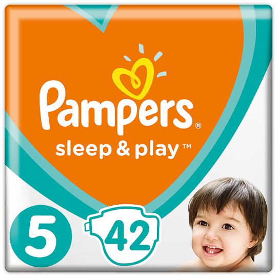 Pampers Sleep&Play V5, 42 Plenek, 11–16 kg Důvěrný Pocit Sucha